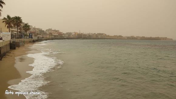 Έντονο και σήμερα το φαινόμενο της αφρικανικής σκόνης, αλλά στην ανατολική Κρήτη