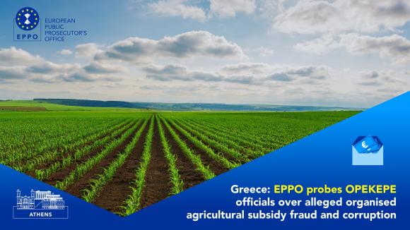 Ευρωπαϊκή Εισαγγελία: “Οργανωμένη απάτη και διαφθορά στον ΟΠΕΚΕΠΕ με τις επιδοτήσεις “μαϊμού”. Τι απαντά ο Οργανισμός