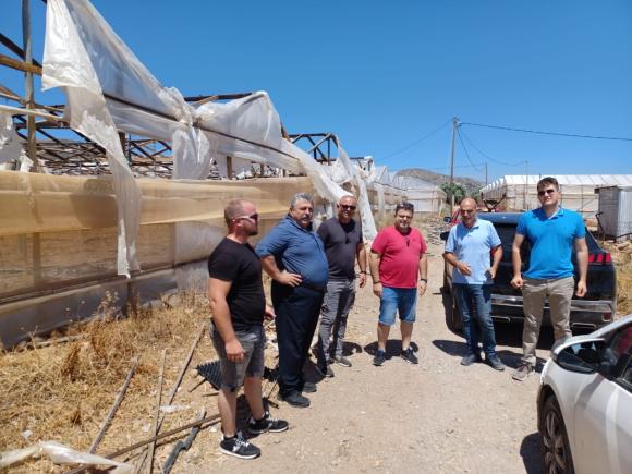 Επίσκεψη Αντιπεριφερειάρχη Χανίων στον δήμο Καντάνου Σελίνου