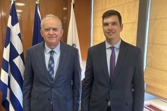 Συνάντηση Αλέξανδρου Μαρκογιαννάκη με τον Υφυπουργό  Προστασίας του Πολίτη