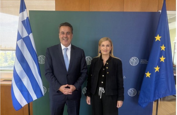 Συνάντηση της Υφυπουργού Μετανάστευσης και Ασύλου με τον Υπουργό Περιβάλλοντος και Ενέργειας