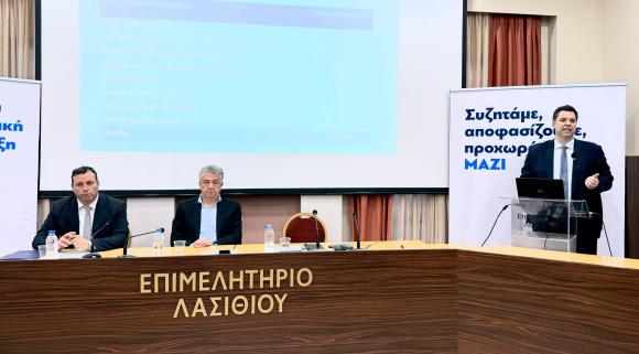 Στ. Αρναουτάκης: «ΒΟΑΚ από την Κίσσαμο μέχρι τη Σητεία»