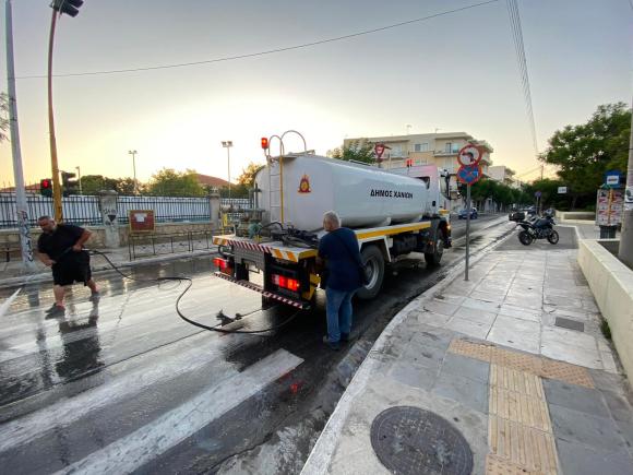 Ο δήμος Χανίων θα καθαρίσει και θα πλύνει όλες τις οδούς της πόλης