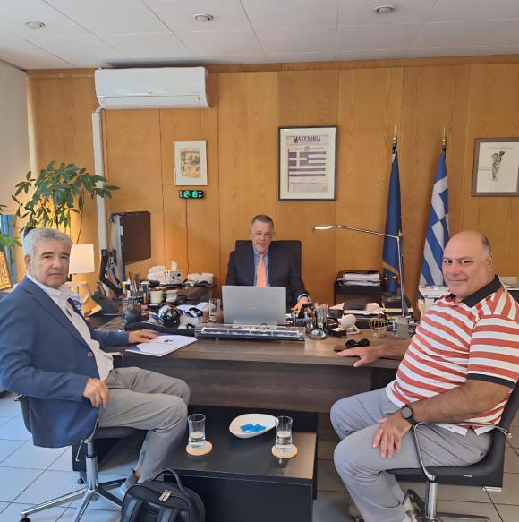 Συνάντηση Παπαδογιάννη με τον Υφυπουργό Υποδομών & Μεταφορών