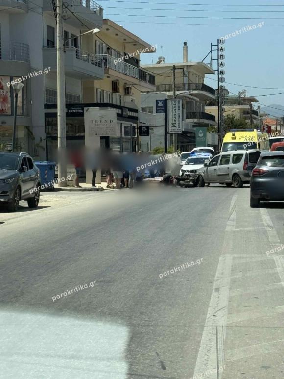 ΦΩΤΟ | Μπαράζ τροχαίων στα Χανιά. Τραυματίστηκε μοτοσικλετιστής στην Κισσάμου