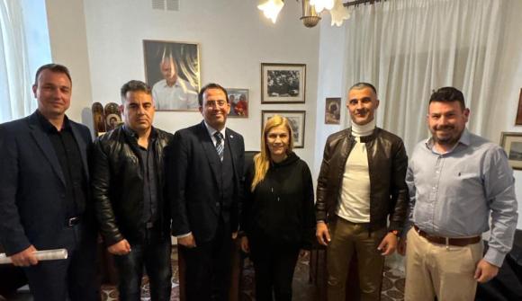 Συνάντηση κλιμακίου της Ένωσης Στρατιωτικών Υπαλλήλων Χανίων με την Σ. Βολουδάκη