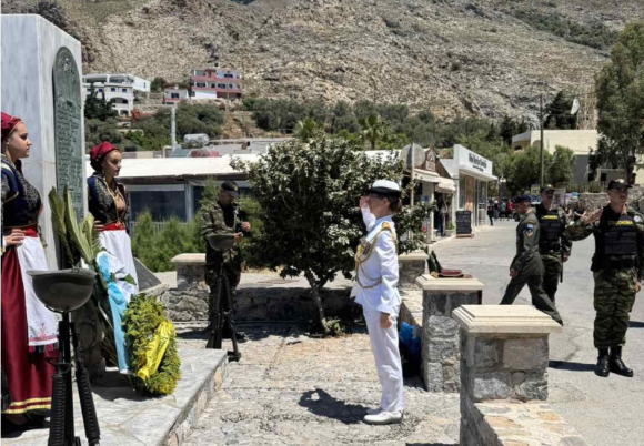 Ο Δήμος Σφακίων τίμησε την 84η Επέτειο της Μάχης της Κρήτης