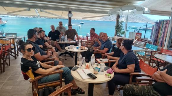 Επίσκεψη dημάρχου Σφακίων στο Λουτρό