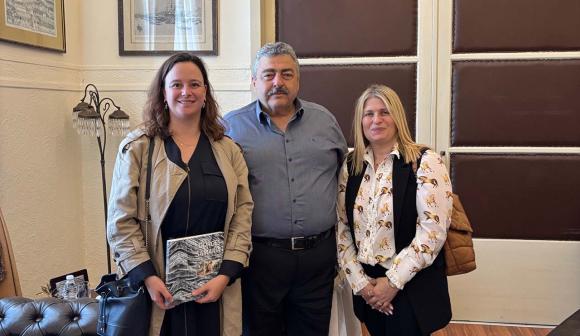 Συνάντηση Καλογερή με την νέα Γαλλίδα Πρόξενο στην Ελλάδα
