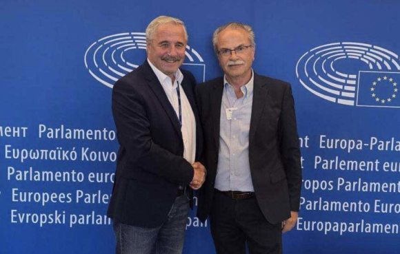 Συνάντηση Δημάρχου Πλατανιά με τον Ευρωβουλευτή Ιωάννη Μανιάτη στις Βρυξέλλες