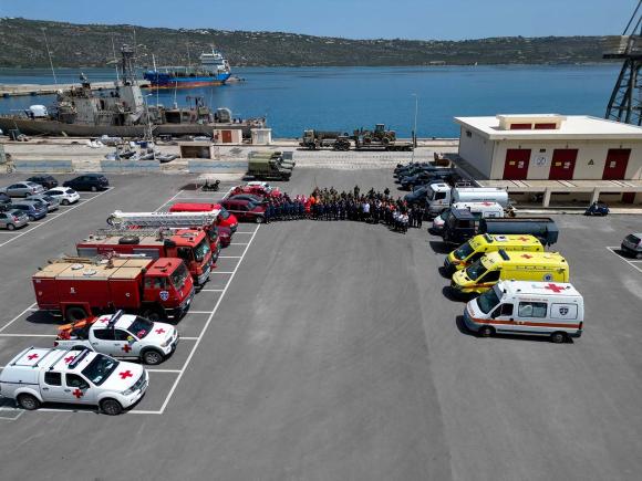 Με επιτυχία η άσκηση μείζονος ατυχήματος στο Ναύσταθμο Κρήτης