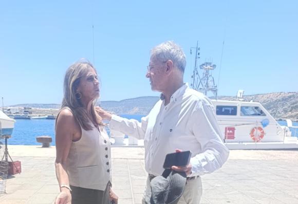 ΦΩΤΟ | Ο Γ.Γ. Υποδοχής Αιτούντων Άσυλο επισκέφθηκε την Γαύδο