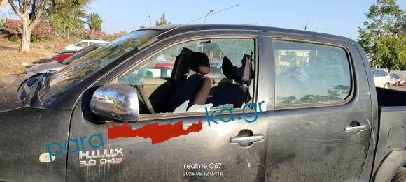 ΦΩΤΟ | “Ξέφραγο αμπέλι” το πάρκινγκ στο Νοσοκομείο Χανίων. Εσπασαν και διέρρηξαν τρία αυτοκίνητα