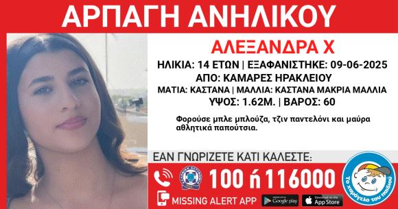 “Χαμογελο του Παιδιού”… Αρπαγή ανήλικης στο Ηράκλειο