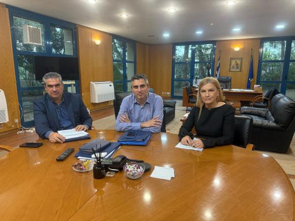 Εντός Μαΐου η σύμβαση για το Χανιά – Ηράκλειο. Τι συζήτησαν Βολουδάκη – Δήμας