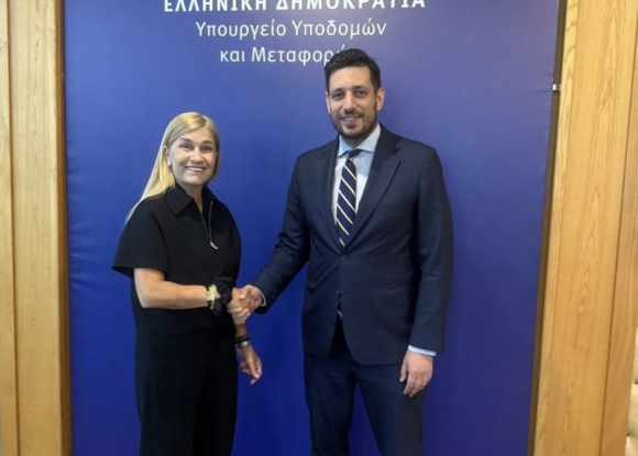 Συνάντηση της Υφυπουργού Μετανάστευσης και Ασύλου με τον Αναπληρωτή Υπουργό Υποδομών και Μεταφορών
