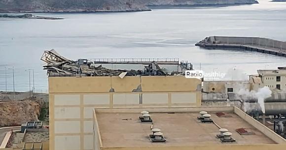 Έκρηξη στο εργοστάσιο της ΔΕΗ στον Αθερινόλακκο. Κατέρρευσε οροφή κτιρίου