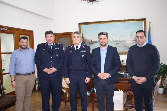 Στον Δήμαρχο Χανίων ο νέος Γενικός Περιφερειακός Αστυνομικός Διευθυντής Κρήτης