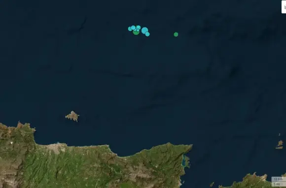 “Δεν υπάρχει λόγος ανησυχίας από τις σεισμικές δονήσεις βόρεια της Κρήτης”